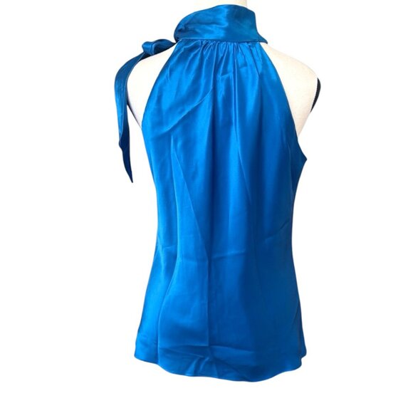 BUNDLE OF 2 100% SILK Y2K VTG. INC HALTER BLOUSE TOPS SZ. 10 M/L EUC - Picture 3 of 5